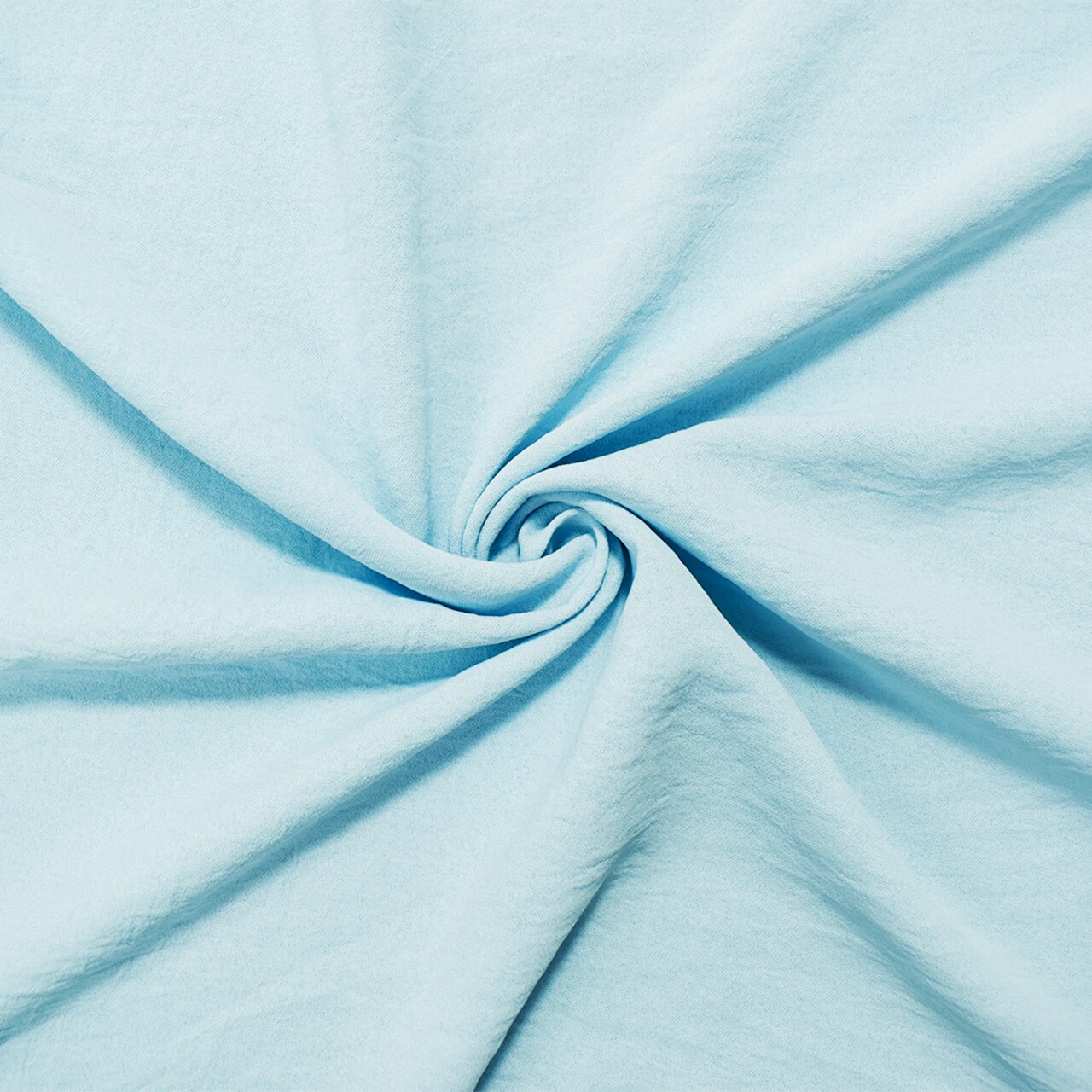 Sky Blue Polyester Air Flow CEY Crepe Solid Woven Fabric By the Yard